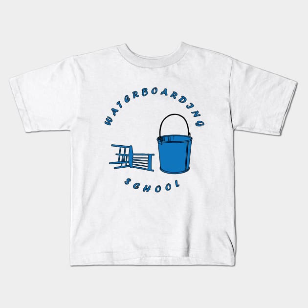 Waterboarding School Kids T-Shirt by Made by Popular Demand